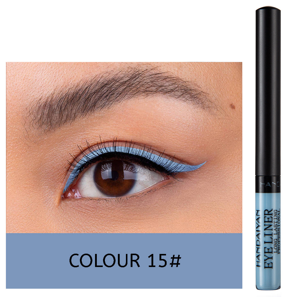 12 Color Matte Liquid Eyeliner - Long Lasting & Non-Smudge