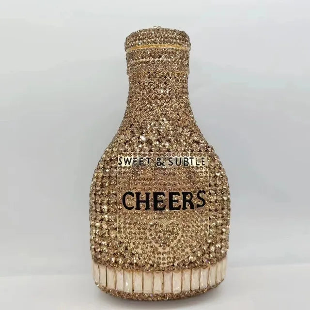 Harajuku Style Rhinestone Evening Bag for Women