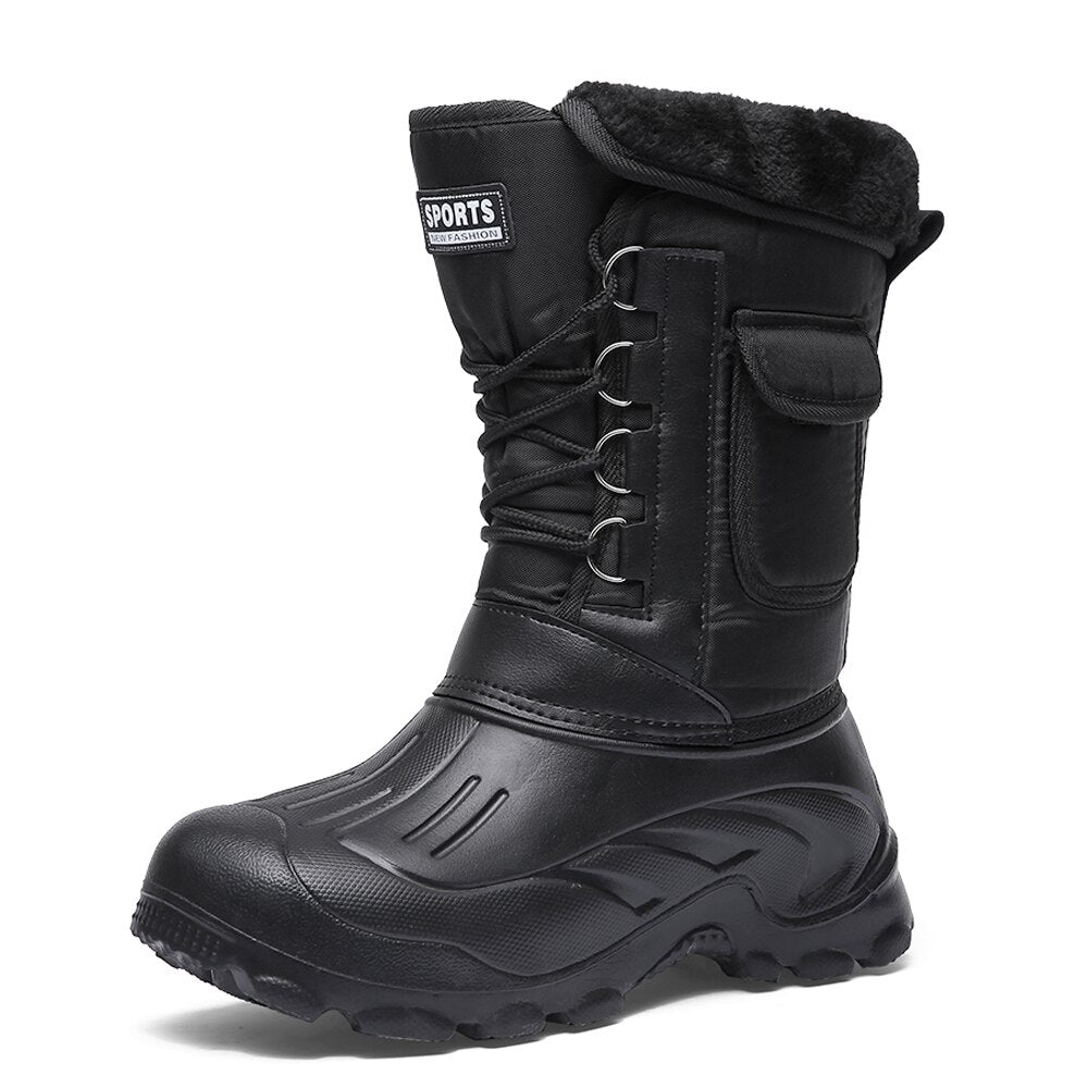 Men's Winter Waterproof Fishing Boots – Outdoor Sneakers