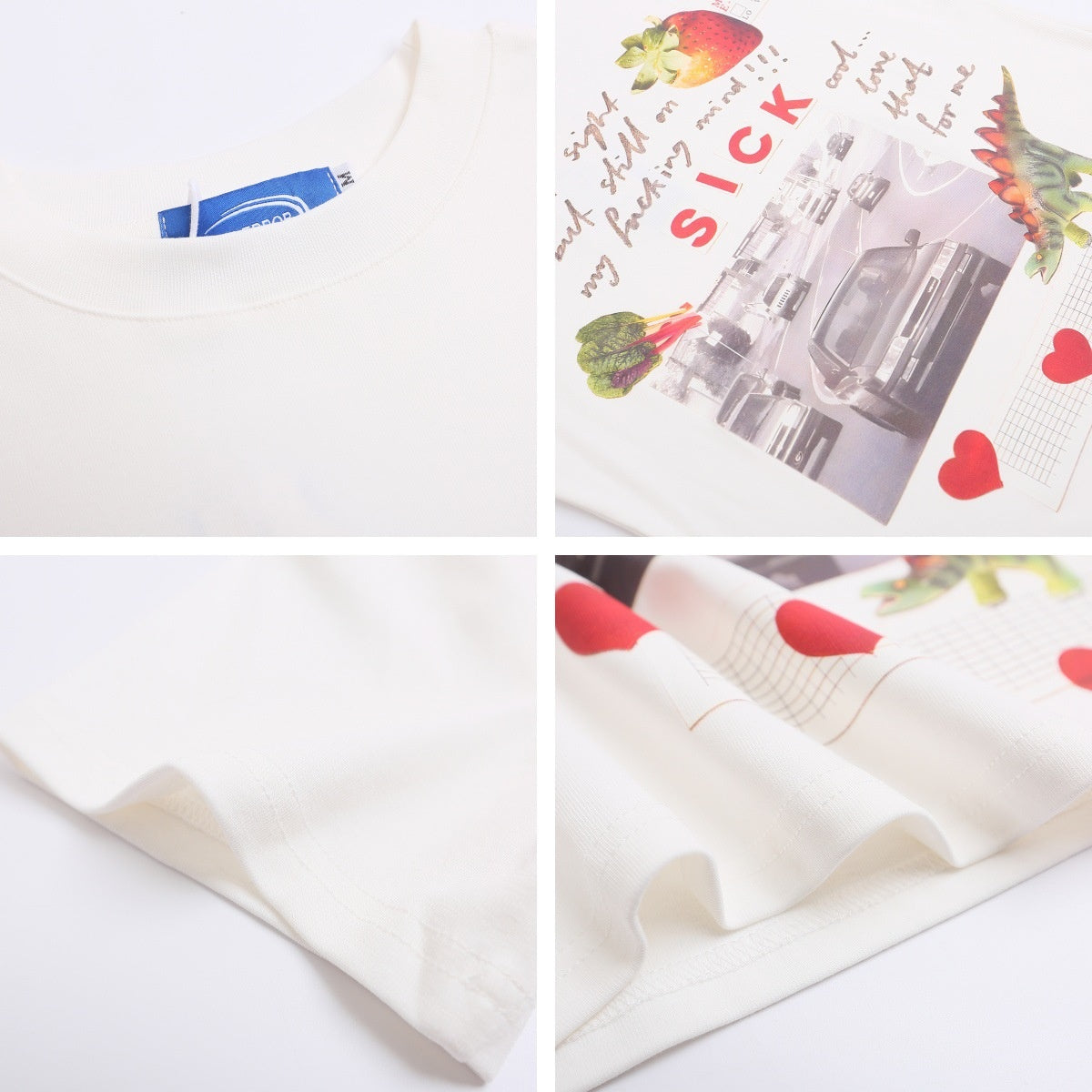 Harajuku Style Women’s Slim Fit Short Sleeve T-Shirt