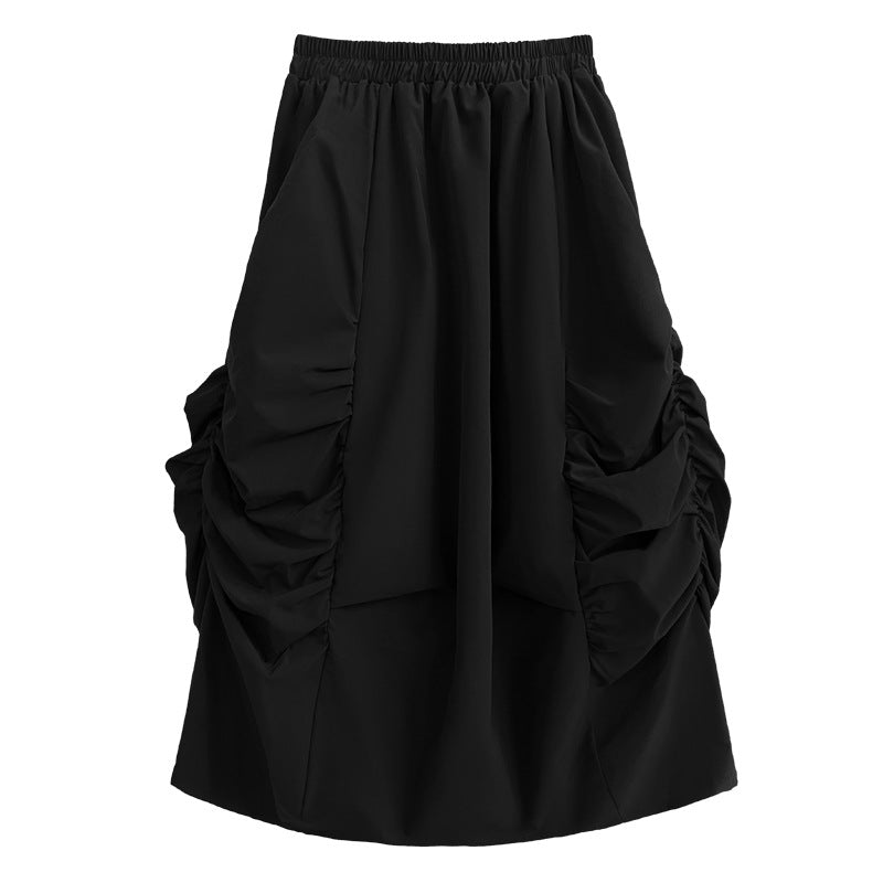 Playful Midi Skirt - Loose & Slimming Design