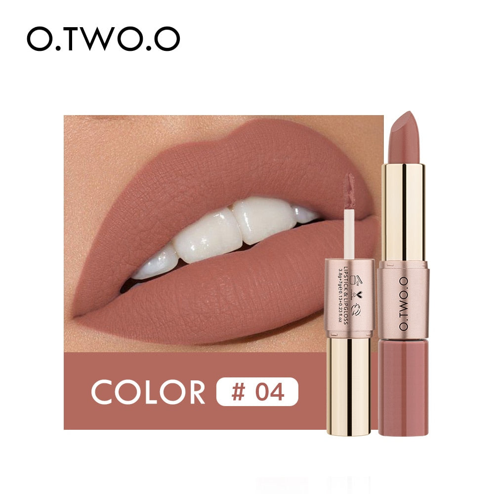 12 Colors Harajuku Style Lipstick & Gloss Set