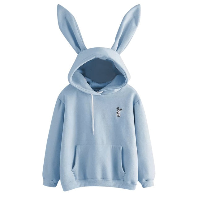Cute Rabbit Ears Harajuku Hoodie for Women