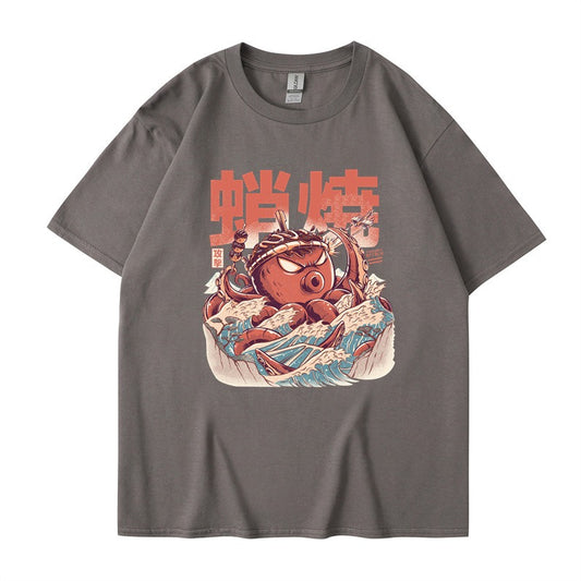 Harajuku Style Loose Cotton Short Sleeve T-Shirt