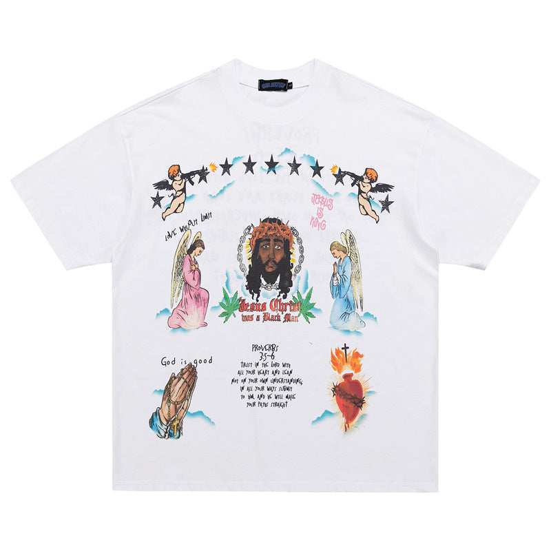 Harajuku Style Oversized Smiley Face T-Shirt