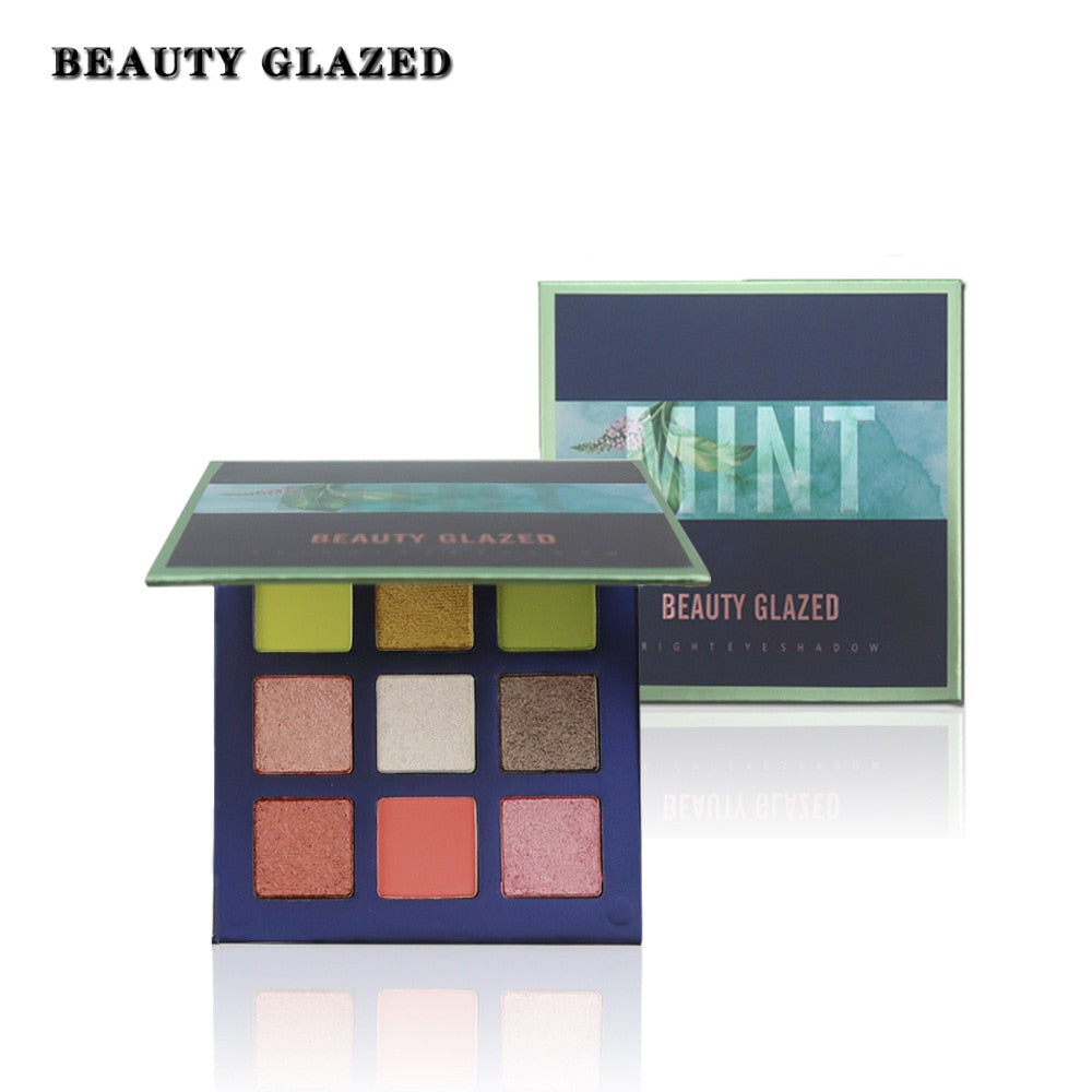 Beauty Glazed 9-Color Eyeshadow Palette - Playful Pink & Yellow