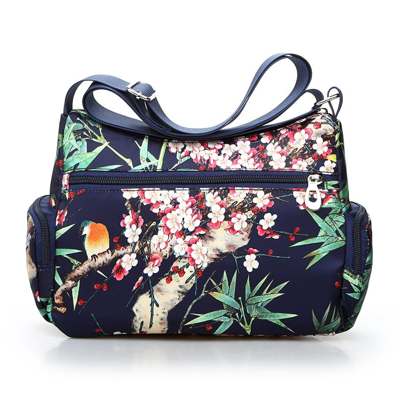 Harajuku Floral Shoulder Bag - Vintage Style Messenger Bag