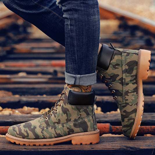 Casual High Top  Boots for Men - Trendy Street Style