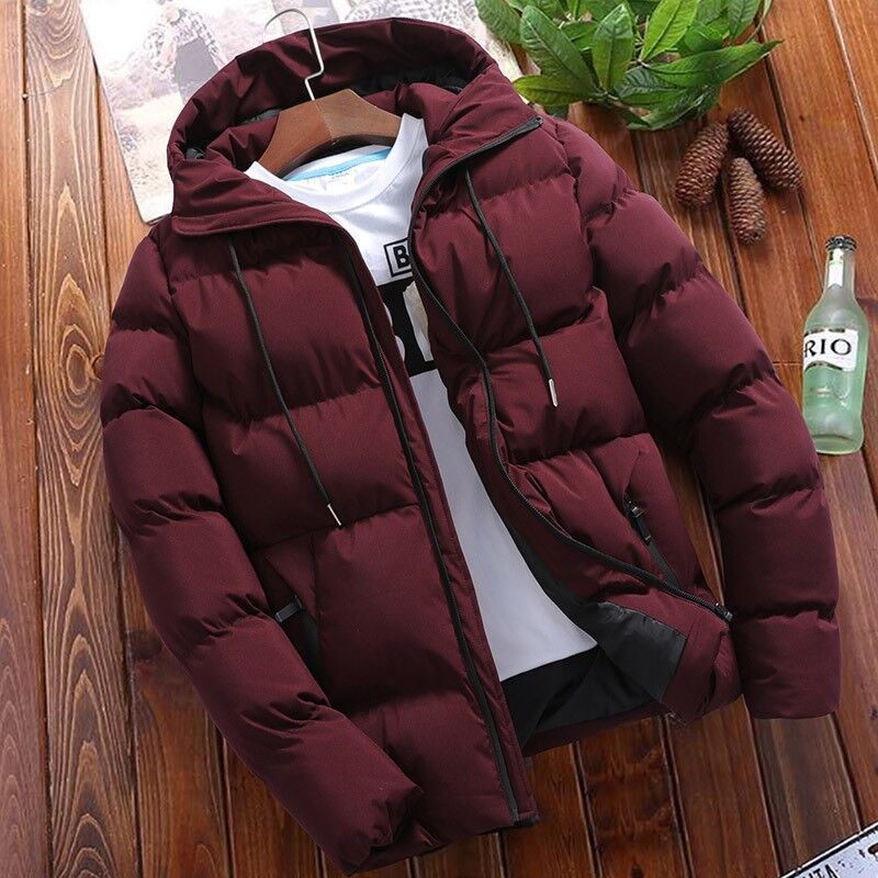 Harajuku Style Men's Cotton Jacket - Trendy Casual Outerwear