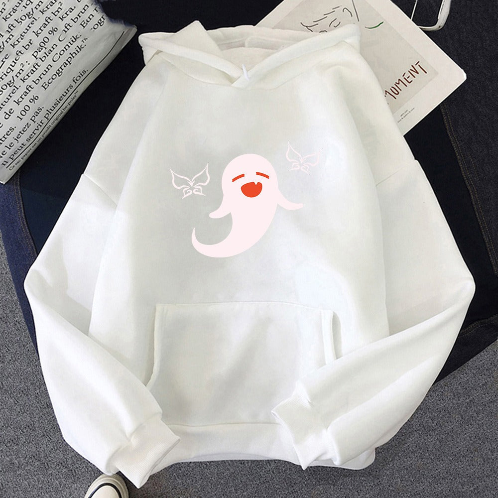 Women's Hu Tao Anime Graphic Hoodie - Harajuku Style