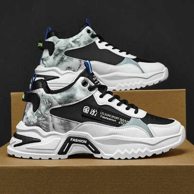 Height Increasing High Top Sports Shoes for Men