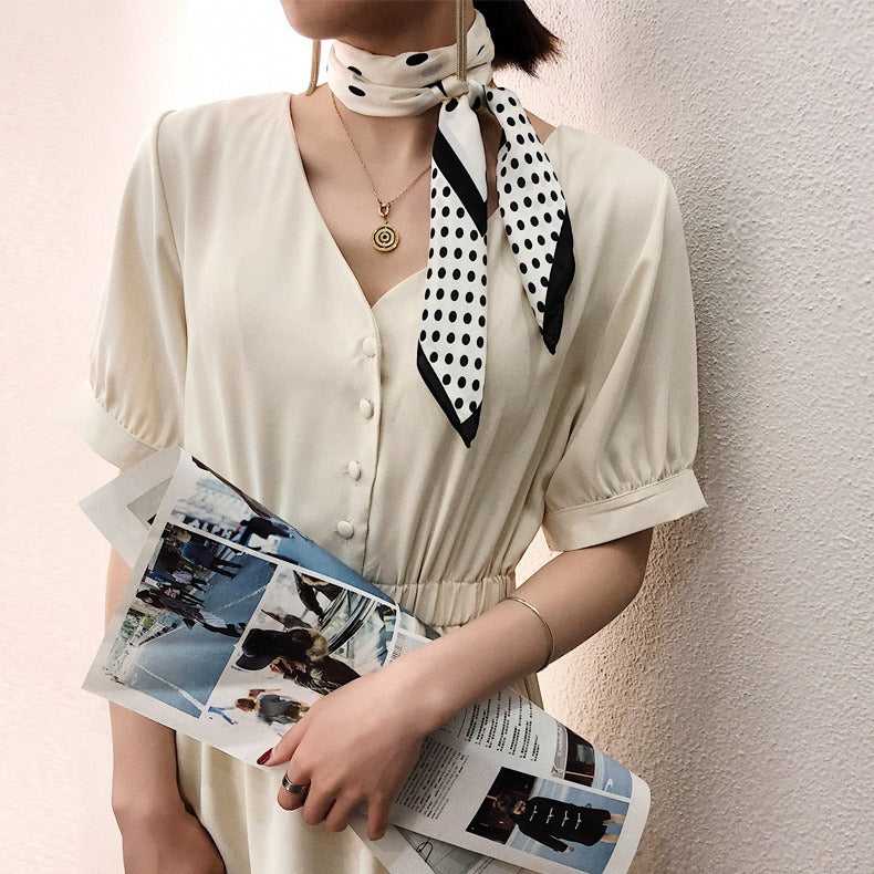 Playful 70 Dot Scarf - Harajuku Style