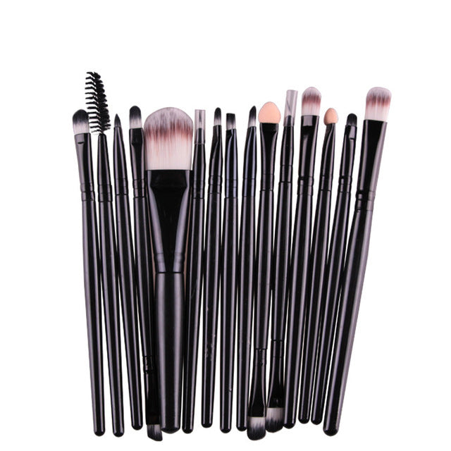 15Pcs Harajuku Style Makeup Brushes Set