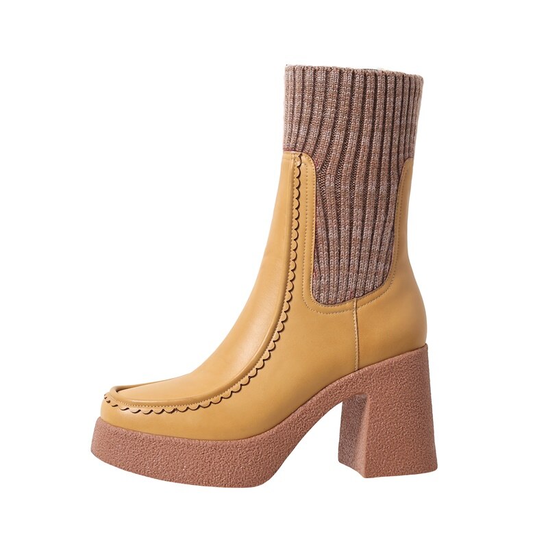 Harajuku Style Platform Ankle Boots for Women