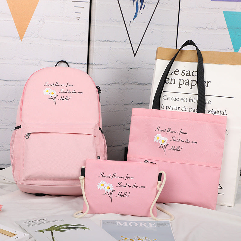Cute Harajuku Style 3-Piece School Backpack Set
