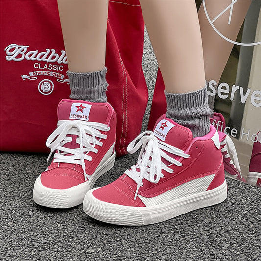 Trendy Harajuku Style Canvas Shoes for Students