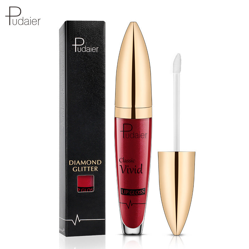 Glitter Flip Matte Pearl Lip Gloss - Diamond Finish