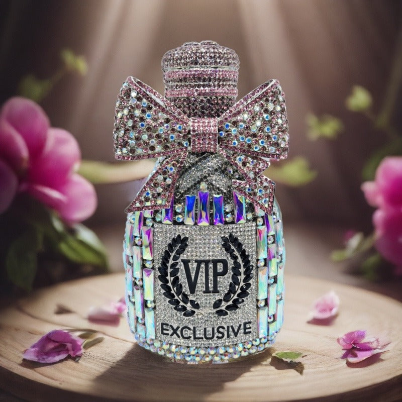 Bow Champagne Crystal Handbag for Women