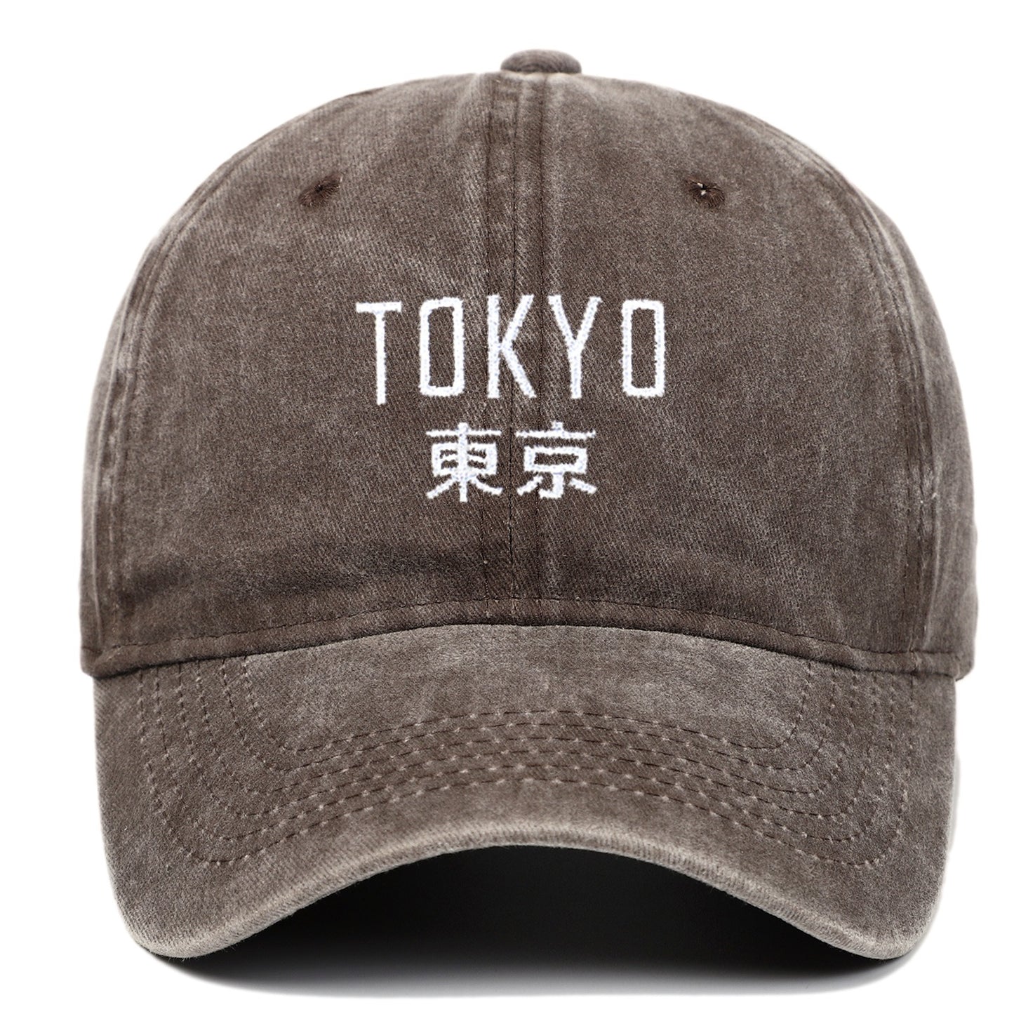 Tokyo Retro Embroidered Baseball Cap – Sun Protection & Style