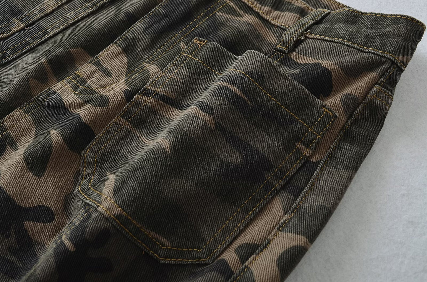 Denim Camouflage Skirt Shorts for Women