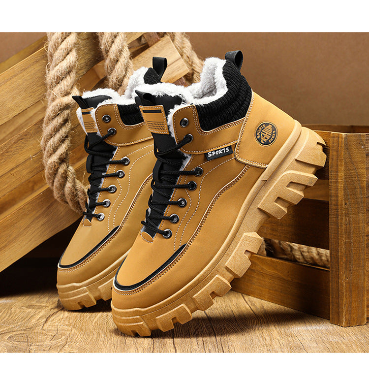 Men's Trendy Suede High Top Boots
