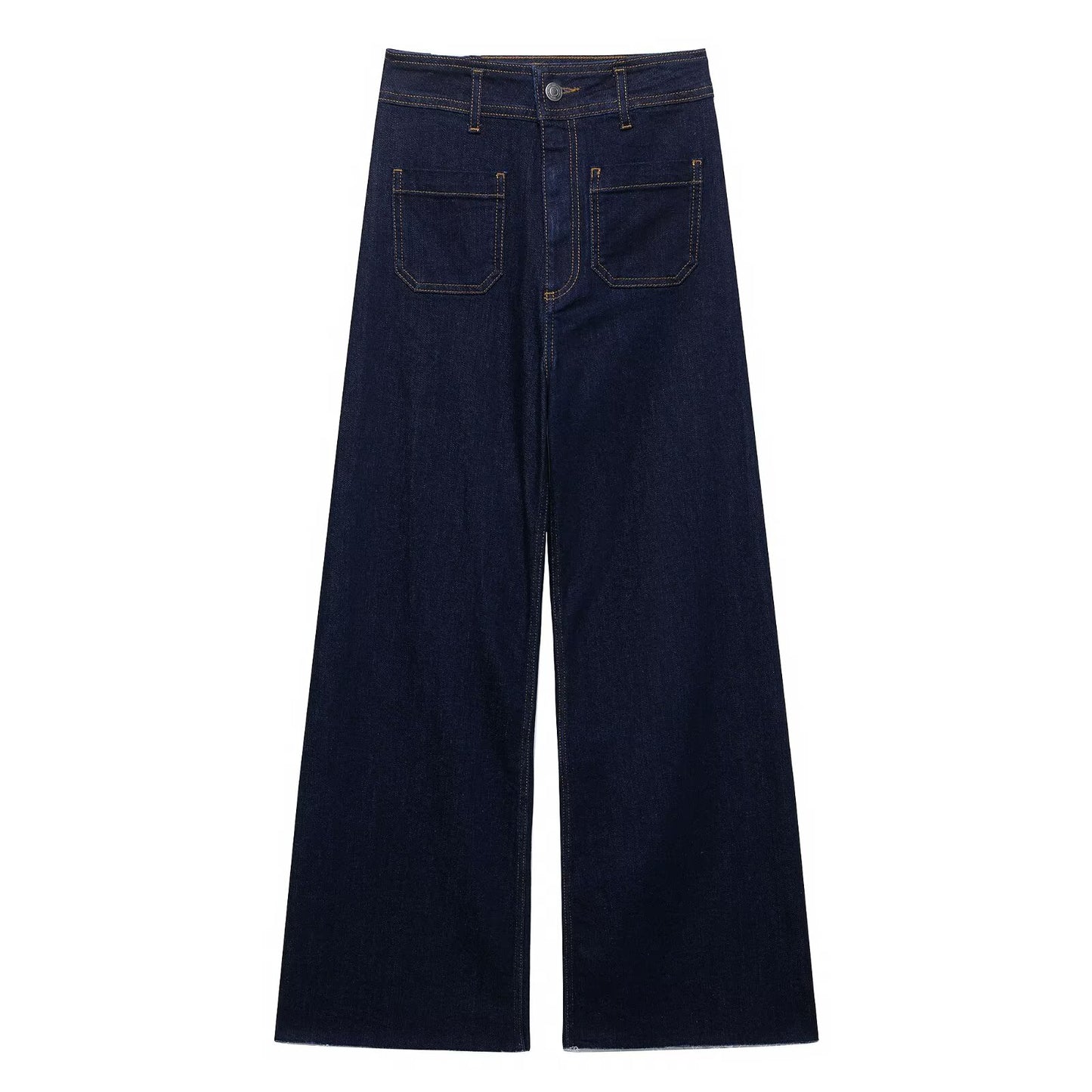 Versatile High Waist Wide Leg Jeans for Women