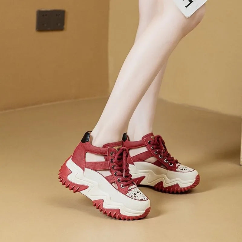 Harajuku Style Height Increase Sneakers for Women