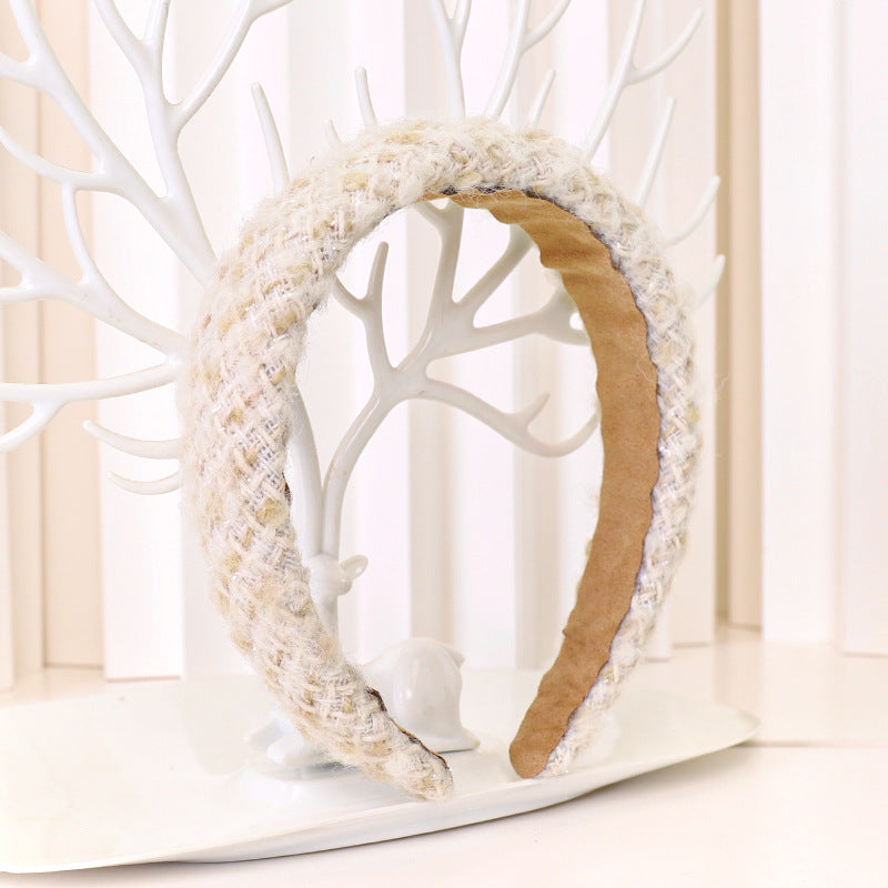 Woolen Cloth Sponge Headband & Hair Clip F663