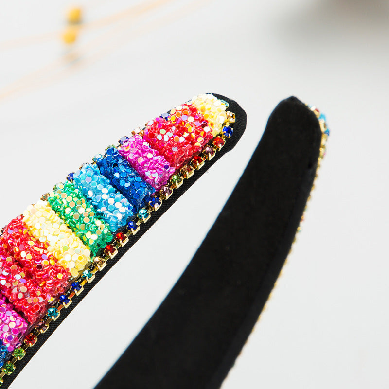 Dream Girl Rainbow Sequins Headband