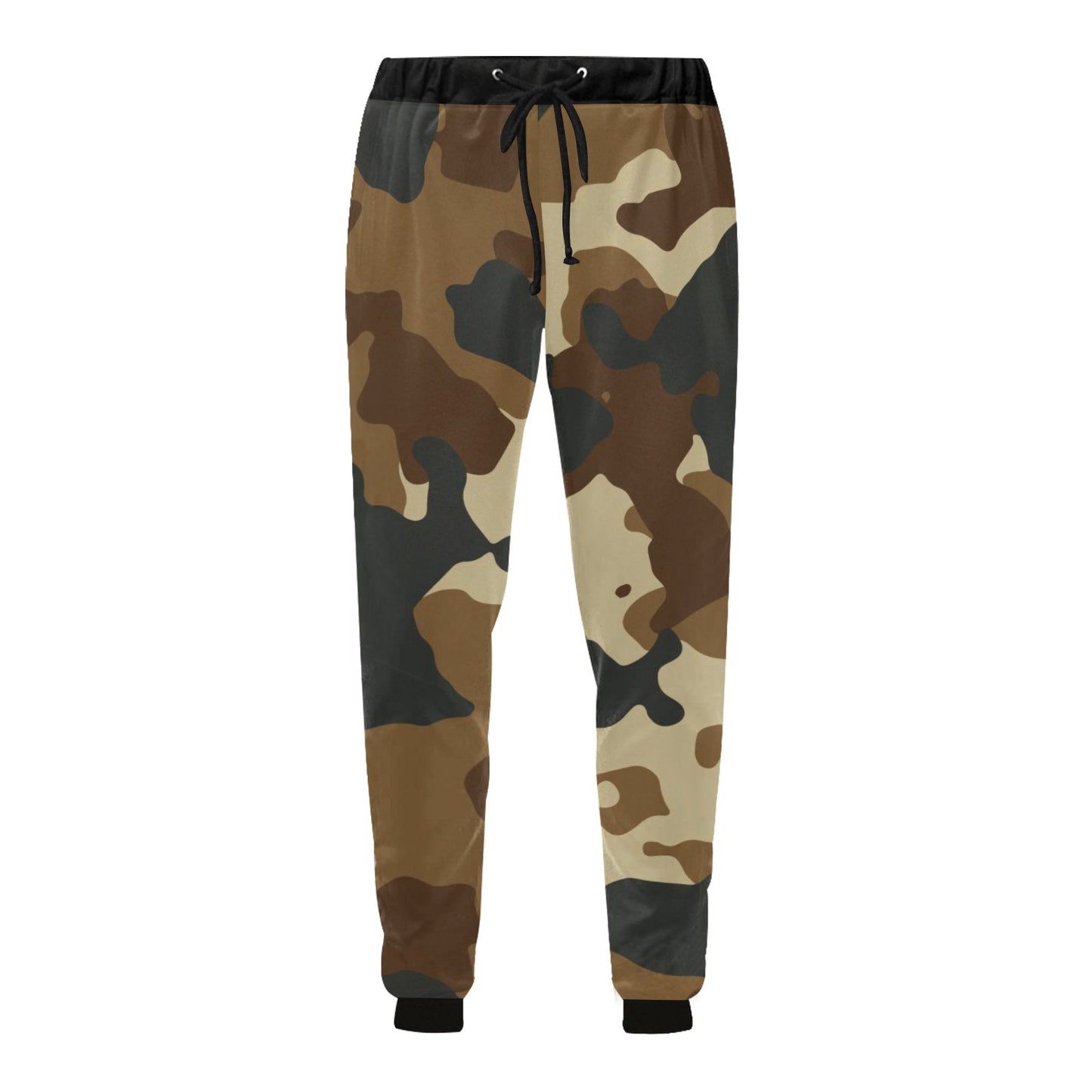 Brown Camo Casual Baggy Joggers Slacks