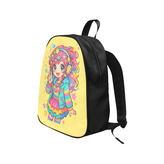 Harajuku Kawaii Cute Anime Girl Canvas Backpack