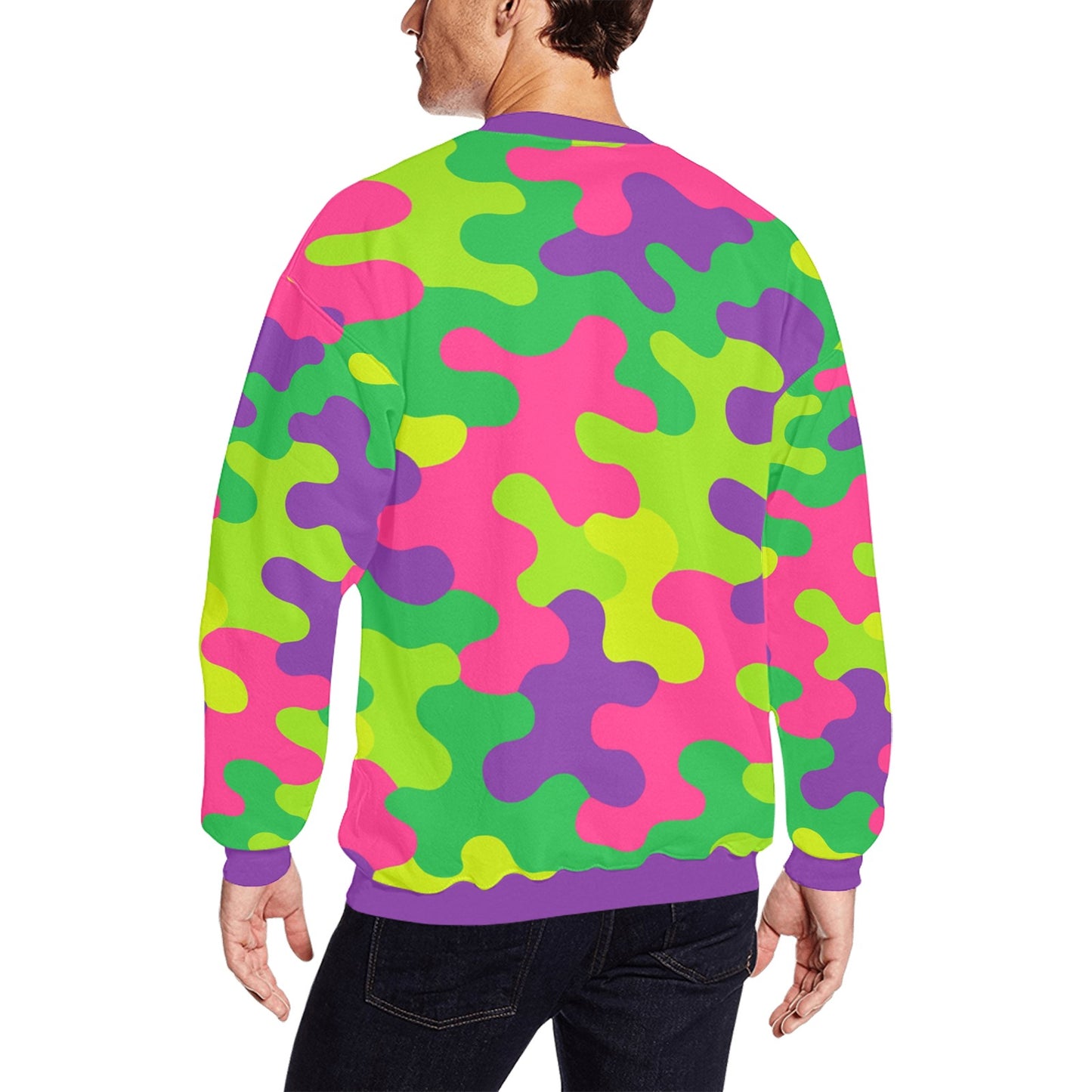Harajuku Rainbow Camo Sweatshirt