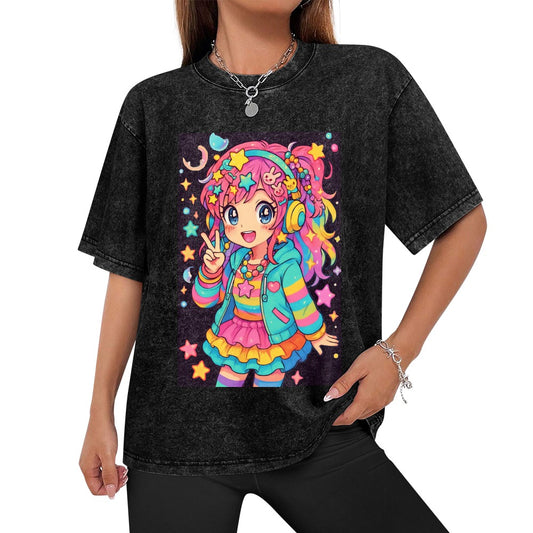 Cute Anime Kawaii Harajuku Girl T-Shirt