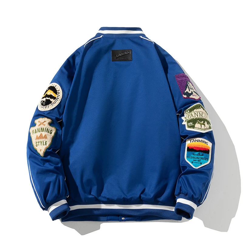 Harajuku Street Fashion Varsity Jacket for Men & Women