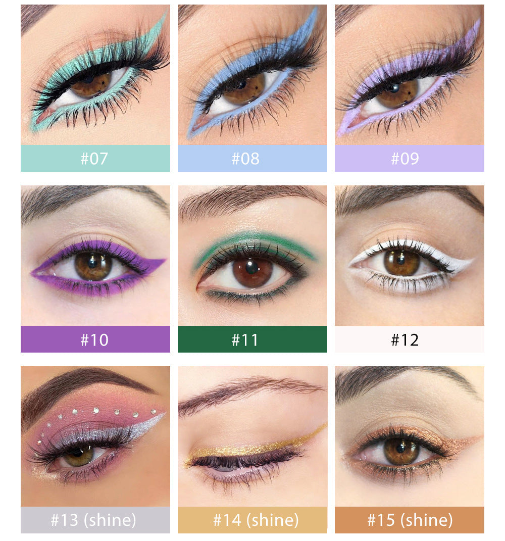 20 Pack Quick-Drying Waterproof Eyeliner Gel Pens