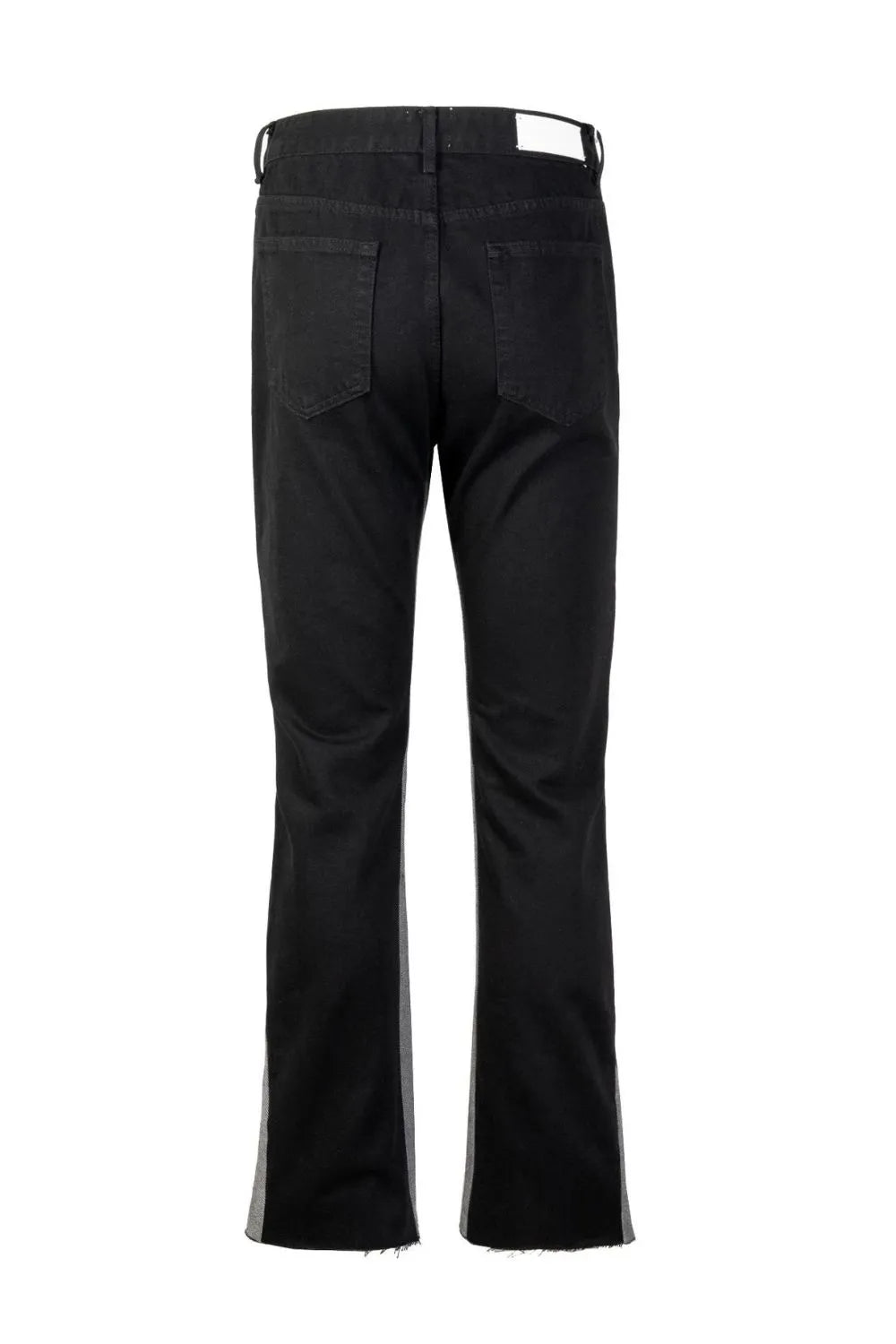 Men's Flared Contrast Bootcut Jeans