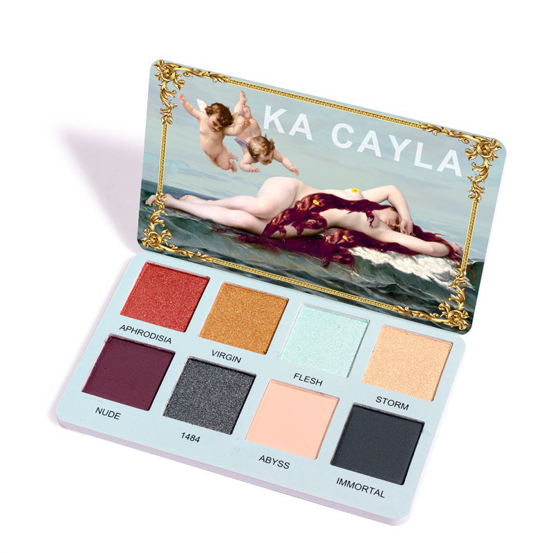 8 Color Harajuku Style Eyeshadow Palette - Matte & Glitter