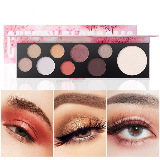 9-Color Bubble Eye Shadow Palette – Harajuku Inspired