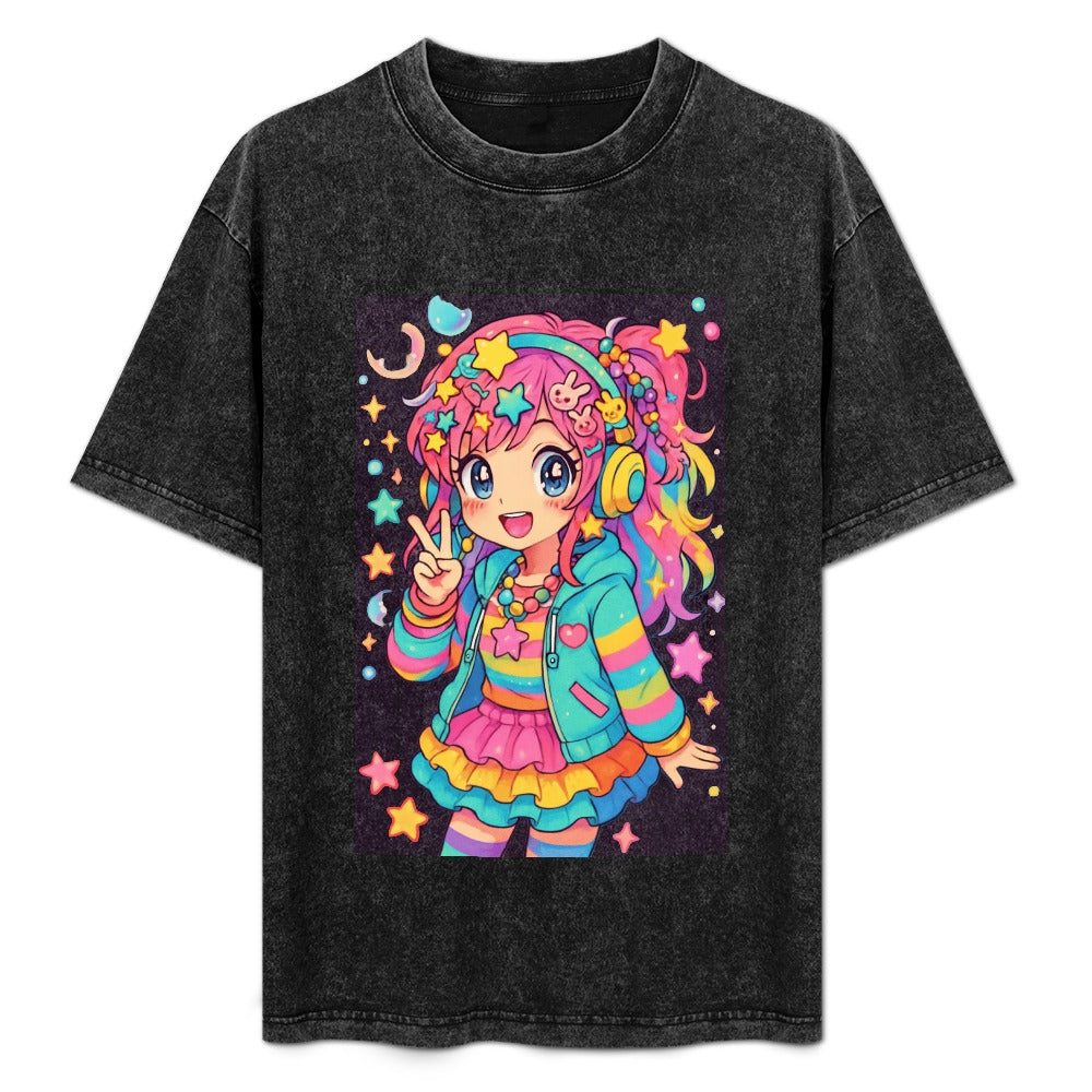 Cute Anime Kawaii Harajuku Girl T-Shirt