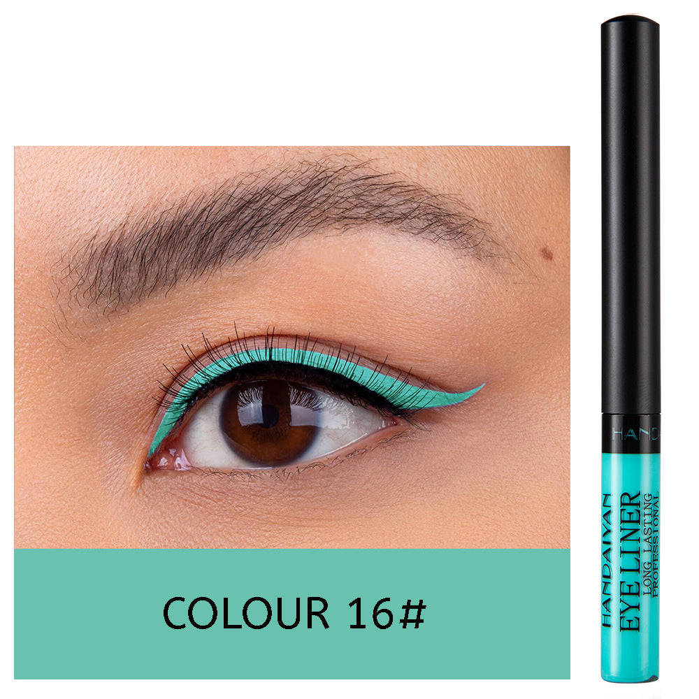 12 Color Matte Liquid Eyeliner - Long Lasting & Non-Smudge