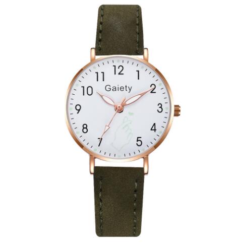 Vintage Harajuku Style Women's Leather Strap Watch