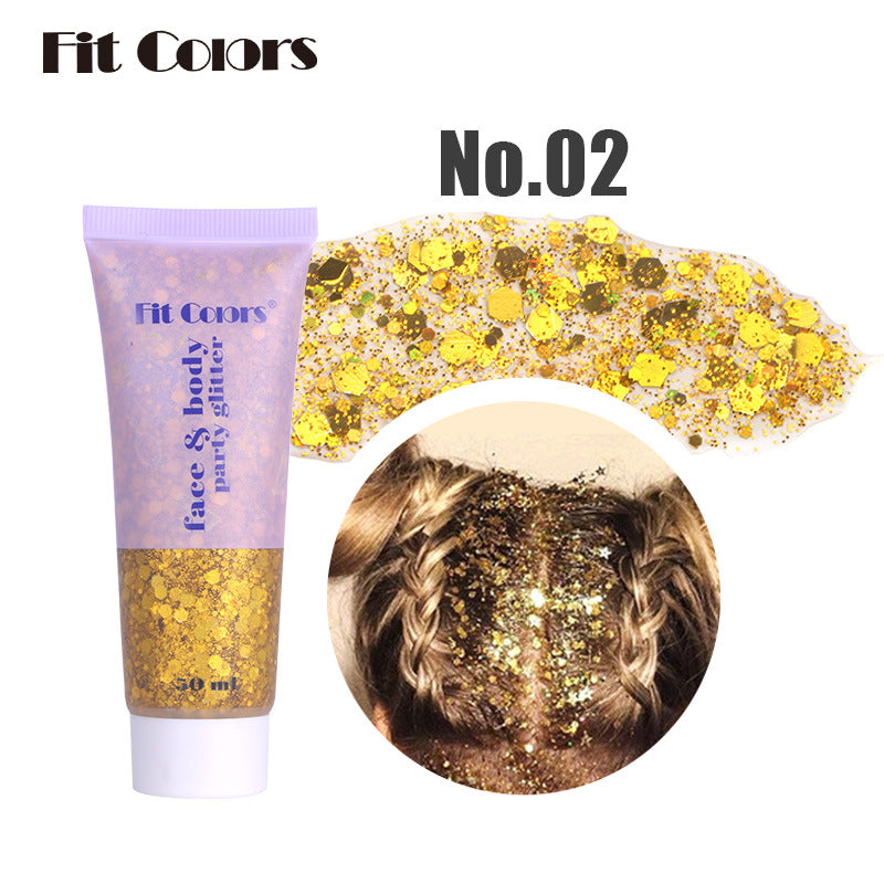 Harajuku Sequin Gel Mermaid Scale Makeup