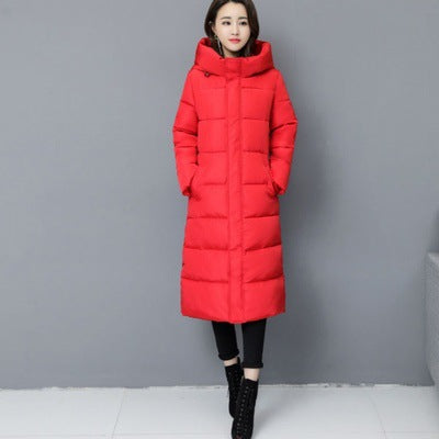 Korean Hooded Cotton Jacket for Women - Harajuku Style