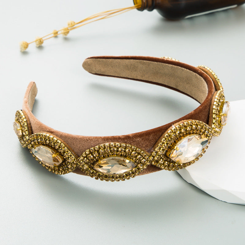 Super Flash Rhinestone Baroque Headband