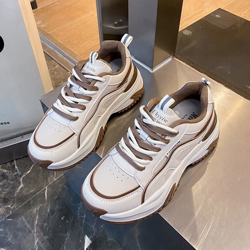 Harajuku Style Plush Sneakers - Winter Casual Shoes for Women