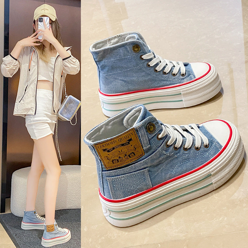 Harajuku Style High Top Canvas Shoes for Youth