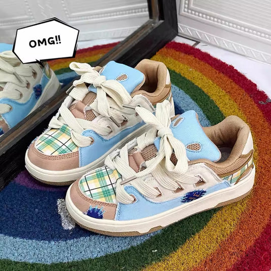 Campus Style Bear Skateboard Shoes