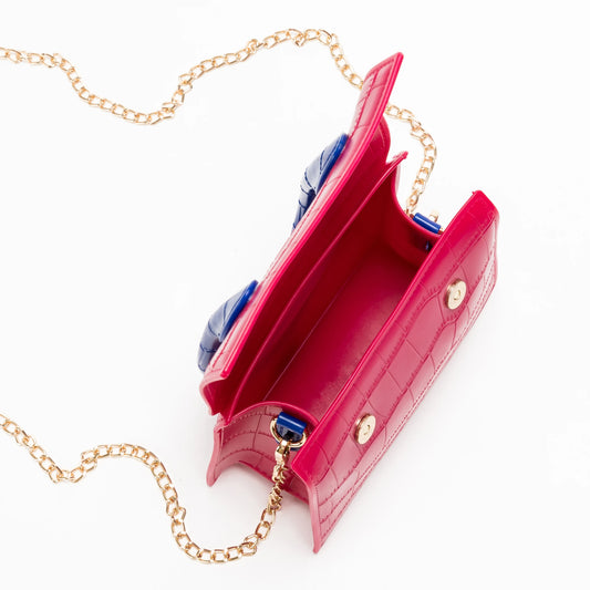 Harajuku Crocodile Pattern PVC Mini Crossbody Bag