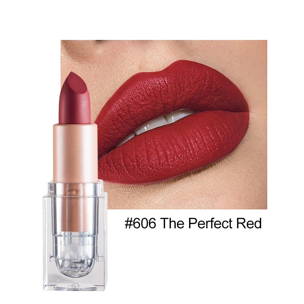 Vibrant Matte Lipstick - 12 Bold Shades