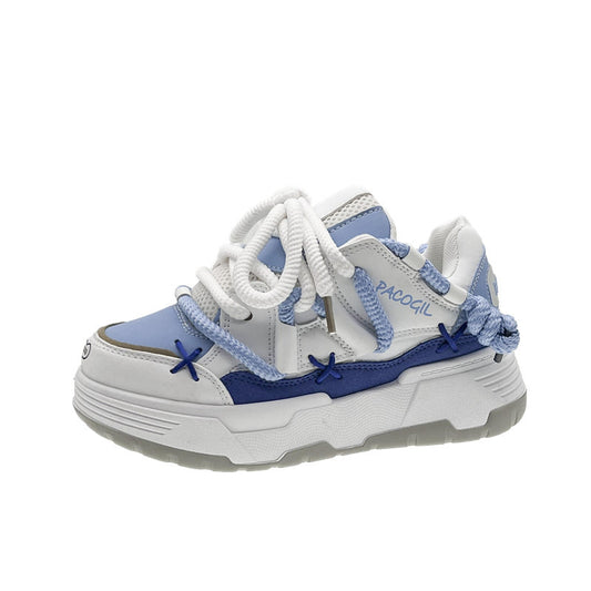 Playful Harajuku Thick Platform Sneakers for Women